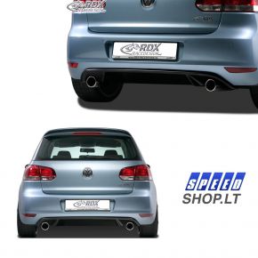 GOLF 6 galinio bamperio difuzorius RDX